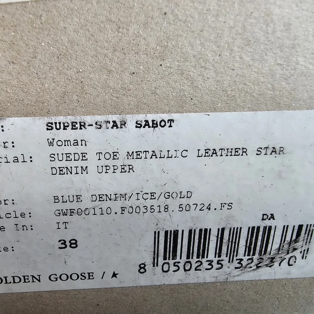 Golden Goose Navy and Gold Sneakers E - Picture 13 of 15